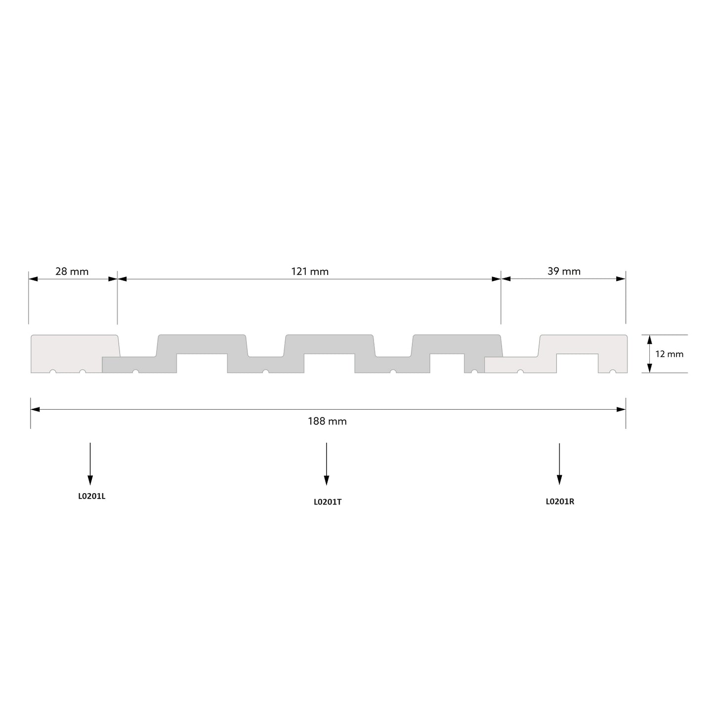 3D Väggpanel L0201R