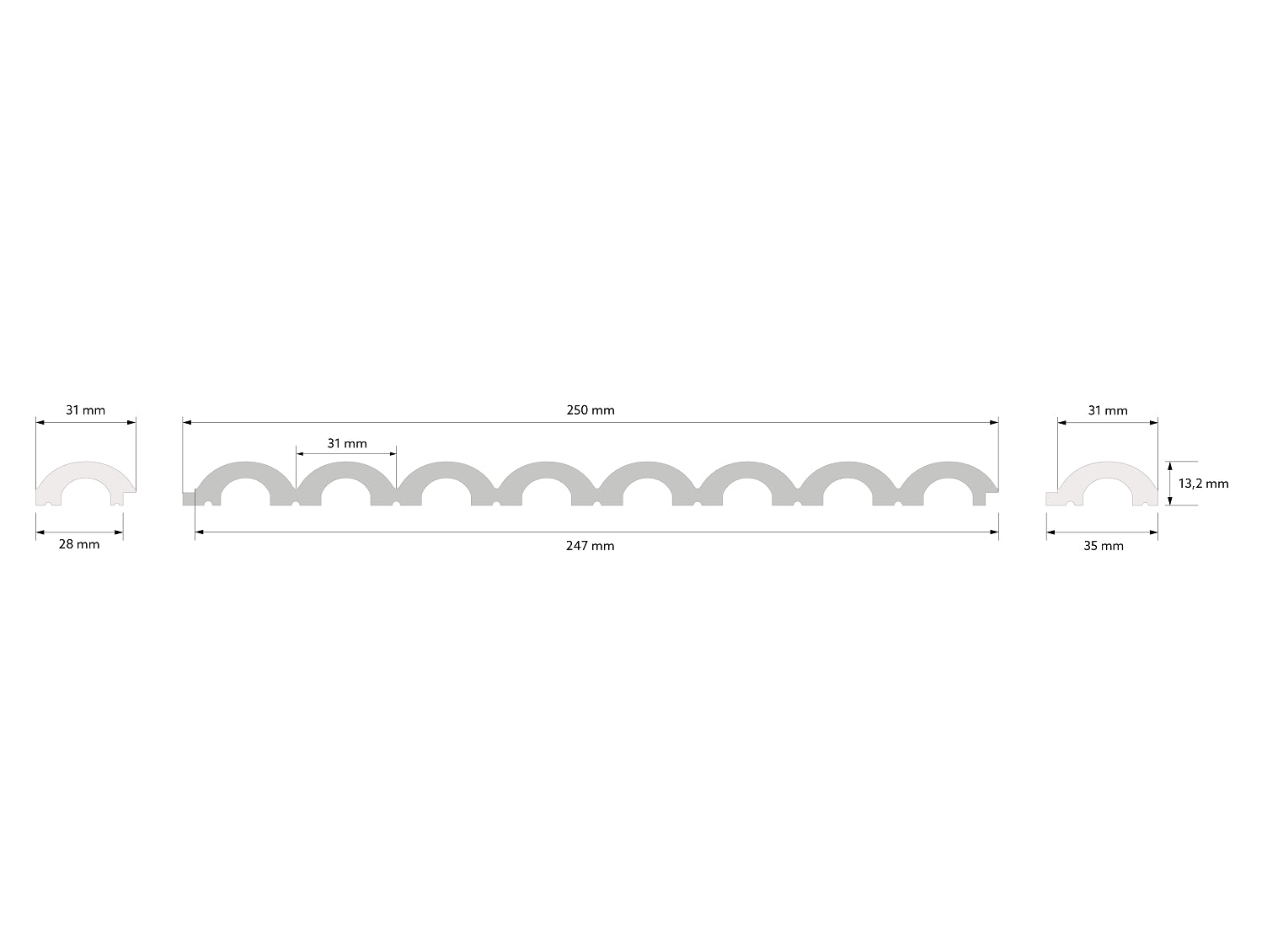 3D Väggpanel WP001T