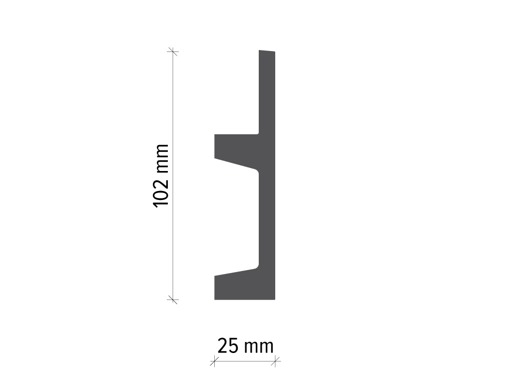 Taklist indirekt ljus KF504 Flex